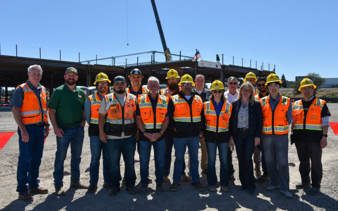 Celebrating the BeWell Campus Topping-Off Ceremony